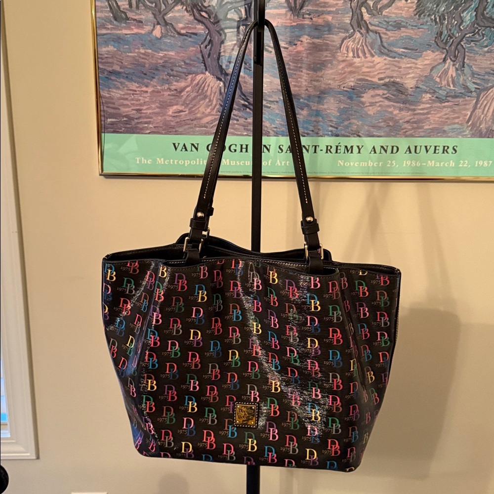 Dooney & Bourke Colorful Logo Tote